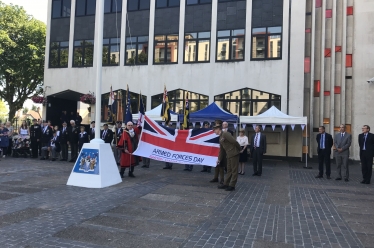 Armed Forces Day Flag Raising